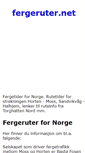 Mobile Screenshot of fergeruter.net